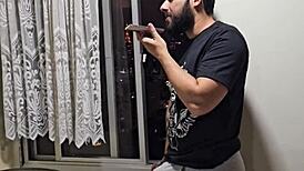 Surprise domination with a lucky guy. Did he enjoy banging these two goddesses?