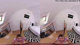 Czech VR 331: From voyeur to passionate lover