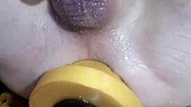 huge dildos stretch my oiled holes with double penetration and anal play