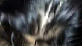 nerdy girl giving cheating blowjob 😏