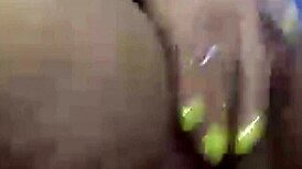 slut masturbates with dildo in car on webcam