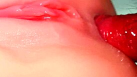 bare cock sliding deep into tight ass