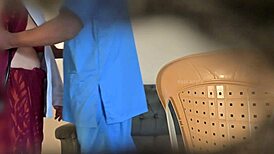 Doctor banging nurse in hospital, so hot! 😍