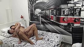 Spanish teen Bella Rico gets massage and fuck