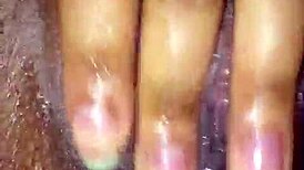 Latina Teasing Her Fat Pussy In Suggestive Masturbation