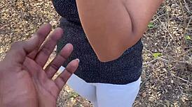 i got my big ass indian desi girl fucked by huge dick in jungle.