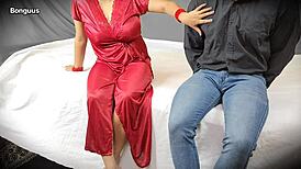 Indian Milf Lures Me Over for Solo House Fun!