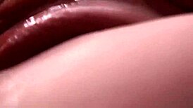 Man, you gotta see this extremely close-up sperm dripping down her pussy after homemade creampie!