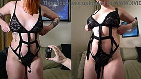 Kat Knife Models Sexy Lingerie Sets For Us!