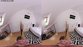 Czech VR 331: From voyeur to passionate lover