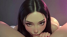 Please Cum in My Mouth - Young Asian Blowjob POV!