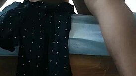 Viejito de Mi Esposa Bent Over in Hot Doggystyle Action with Petite Latina Mexican Babe.