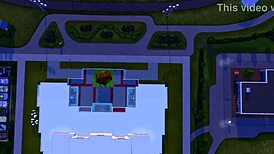 Hey, watch this horny teen girl suck her hot futa teacher’s massive cock!