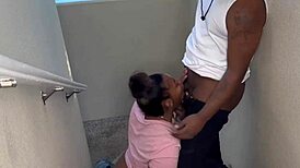 things got hot, but why rip her clothes for bareback doggystyle?