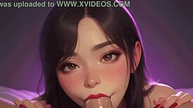 Please Cum in My Mouth - Young Asian Blowjob POV!