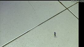 Giantess towering over with kinky nose fetish close-up