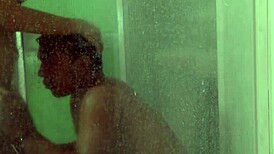 Latina wife cheating in motel bathroom with black stud! 😈