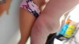 my stepfather's son dragged me to a cheap dirty hotel for some action