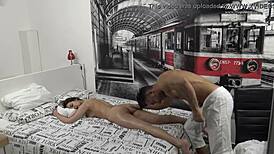 Spanish teen Bella Rico gets massage and fuck