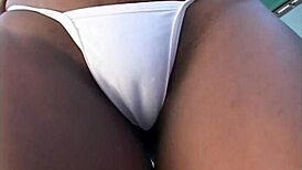 Delotta Brown experiences interracial scenes with big cocks and facials.