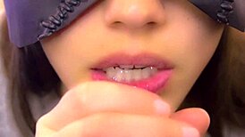 Japanese hot step sister, wanna see her suck close-up?!