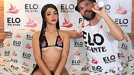 Effy pasa through spicy room in Colombia with big ass trans action!