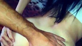 Close-Up View of Her Open Ass and Gaping Holes in Action