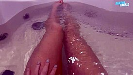 masturbate in the bathroom, feeling so wet and sexy 😏