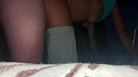 public fuck with wife, mouthful of cum outdoor! 😈