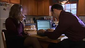 What’s behind Lauren Phoenix’s sensual shaved pussy fingering session?