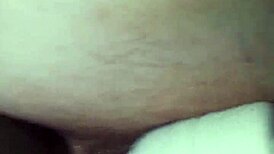 The wife enjoys anal sex with her big black cock partner while using her wand toy, reaching orgasm in this interracial voyeur scene.