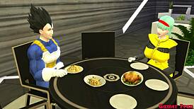 bulma stepmother finds stepson masturbating watching porn and teaches him about sex