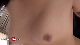 Horny Asian newbie creampied by young Japanese teen unexpectedly