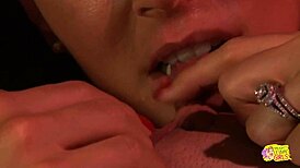 Licking Tight Shaved Pussies Makes Horny Mature Lesbian Orgasm