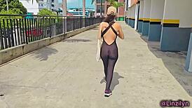 i invite stranger neighbor over and suck his cock till he cums in my mouth, oops linzilyn!