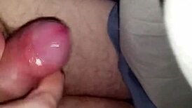 My wife give me a handjob untill I cum so hards.