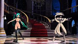 Hatsune Miku in Cendrillon nude mod with big boobs