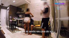 Watch cuckold humiliation through sheer clothes with old guy 😂👀