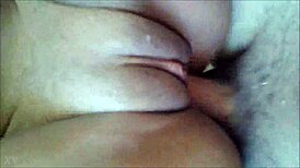 I'm penetrating her shaved pussy right now in this pov homemade video