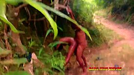 i got almost caught fucking naughty from stream to village road like crazy gen-z baddie with big cock