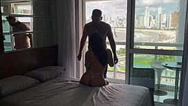 Pretty Plump Babe in Missionary Anal Sex on Beach Pt1