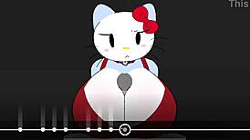 Hello Kitty Gets Fucked By A Monster Cock.