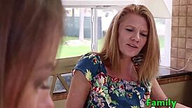 FamilyStroke - Curious Teen Learns Sex by Pounding Stepbrother's Huge Cock