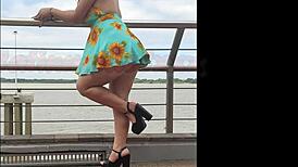 Hot Photoshoot With Big Tits Model And Nice Legs In Taxi