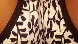 My stepsister enjoys a relaxing massage session