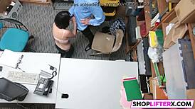 Penelope Gets Fucked Hard For Theft In Shop