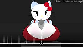 Hello Kitty Gets Fucked By A Monster Cock.