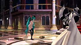 Hatsune Miku in Cendrillon nude mod with big boobs