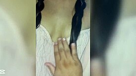 hey, watch this 18-year-old with perfect tits suck my fingers?