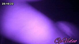 wife gives blowjob while dancing at club